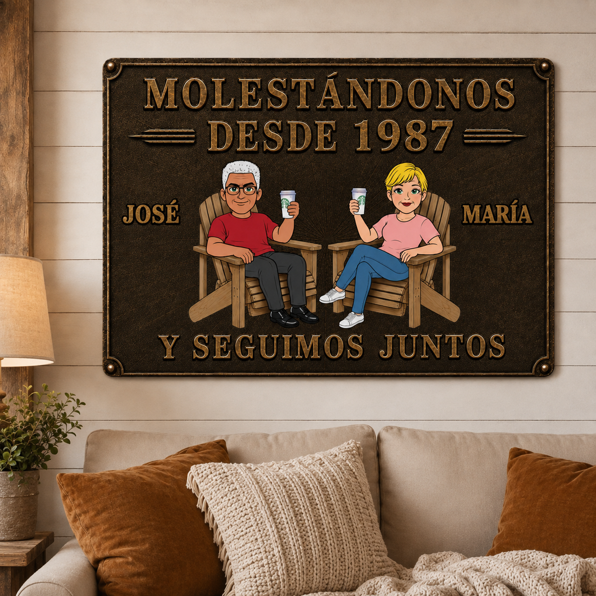 Placa personalizada clara