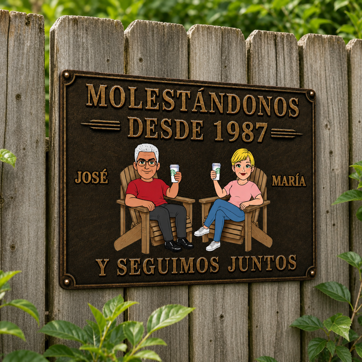 Placa personalizada clara