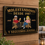 Placa personalizada oscura