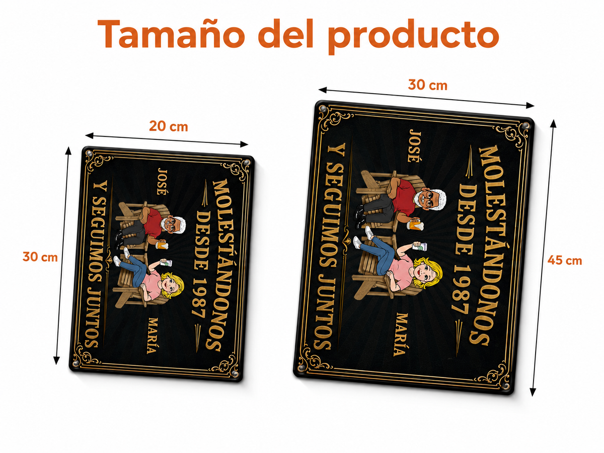 Placa personalizada oscura