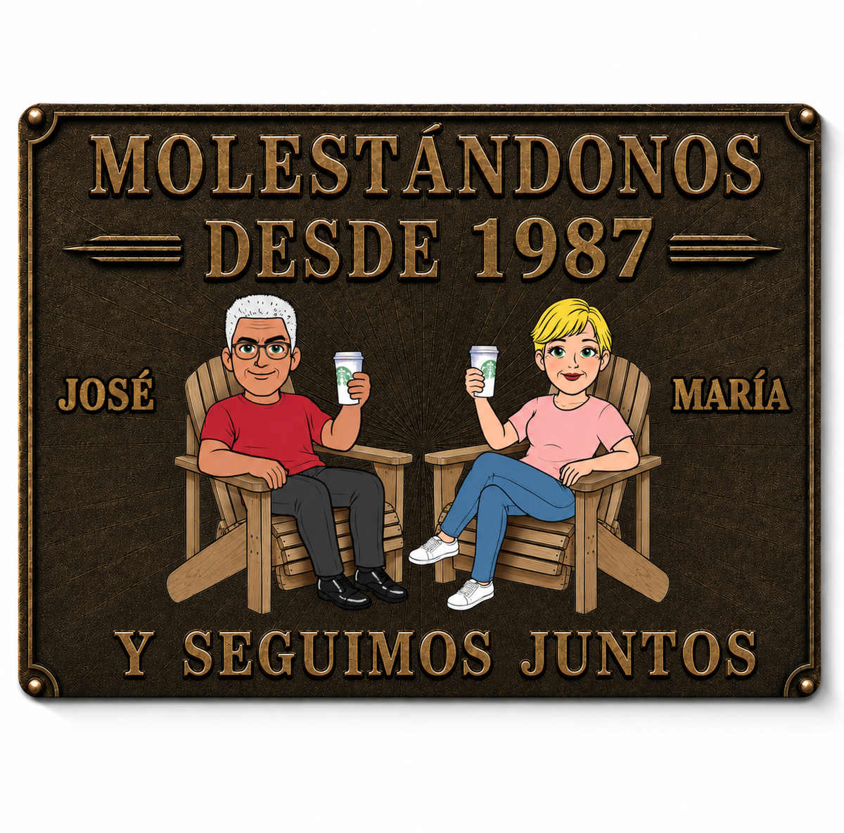 Placa personalizada clara