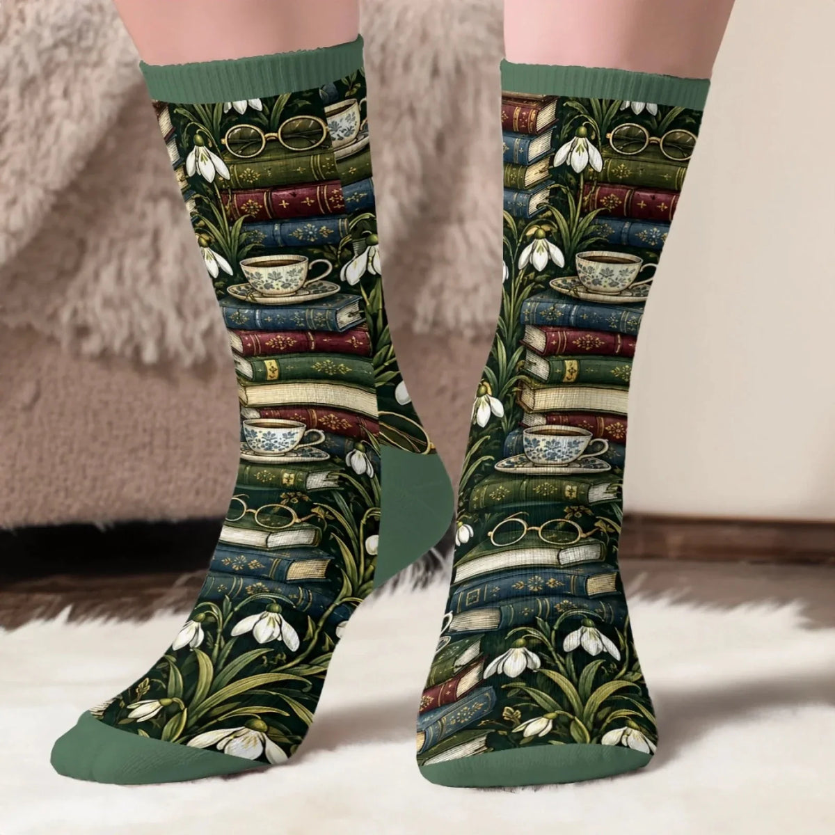 Calcetines Personalizados Shhh Estoy Leyendo